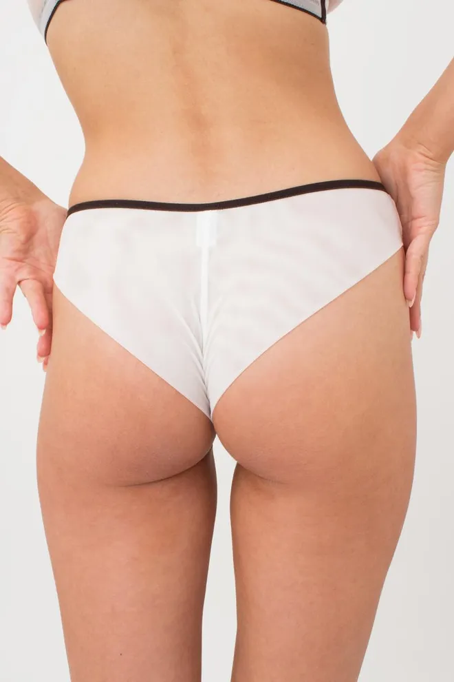 Женские трусы бразилиана Orchid blom 2210/40 Giulia (milk/chocolate)