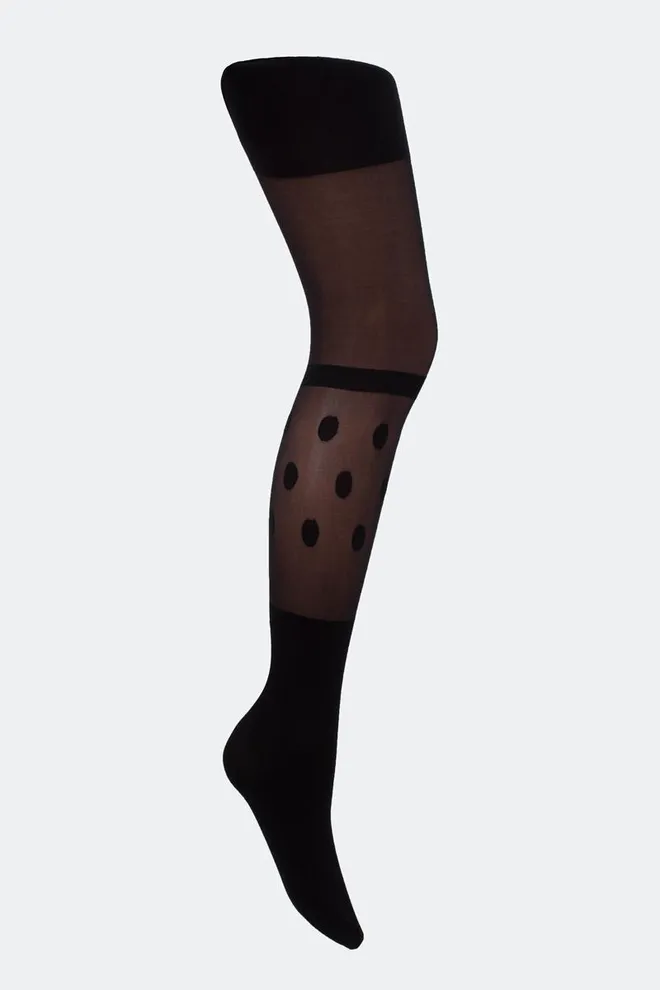 Детские колготки в горошек Paris 60 den model 8 Giulia (nero)