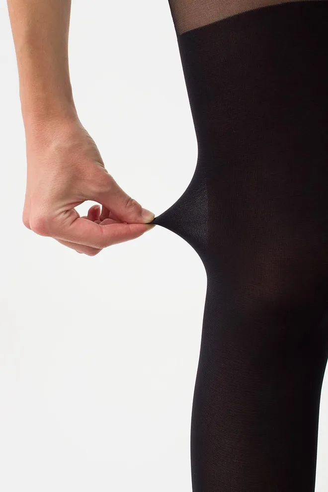 Фантазийные колготки с имитацией чулок и рисунком Pari 60 den model 34 Giulia (nero)