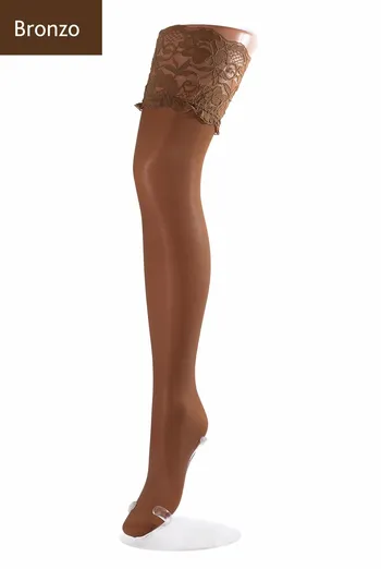 Чулки на силиконовой резинке Passion 20 den Giulia (bronzo) Чулки на силиконовой резинке Passion 20 den Giulia (bronzo)