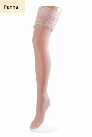 Чулки на силиконовой резинке Passion 20 den Giulia (panna) Чулки на силиконовой резинке Passion 20 den Giulia (panna)