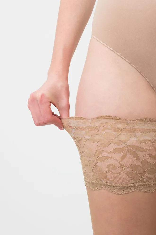 Чулки на силиконовой резинке Passion 20 den Giulia (daino)