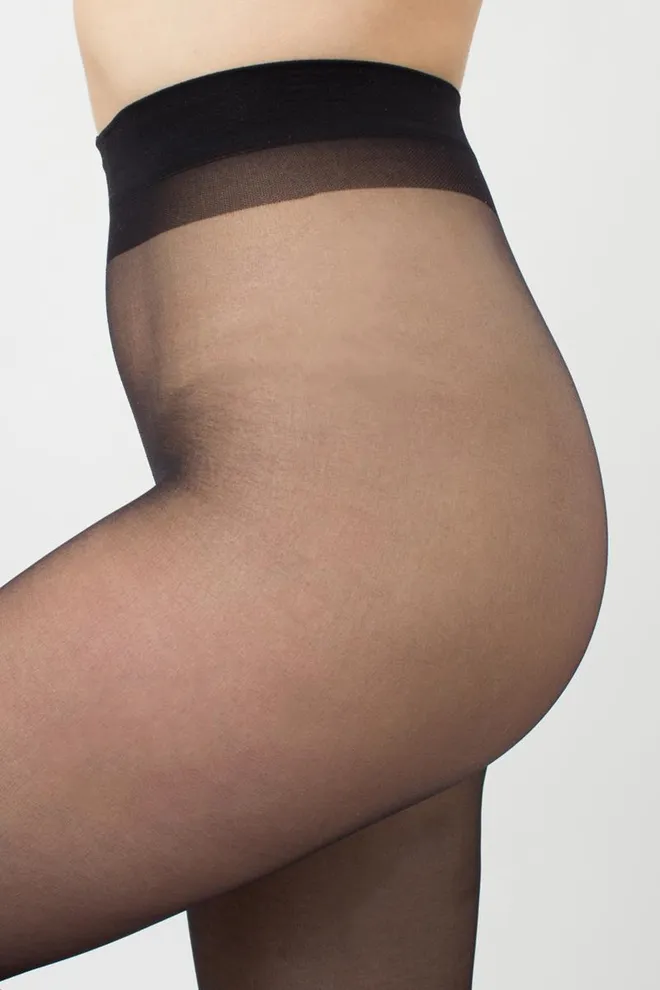 Классические колготки с эффектом без стрелок Perfect 20 den Giulia (nero), черный