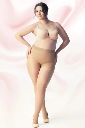 Классические колготки с поддерживающими шортиками Perfect body 40 den xxl Giulia (daino)