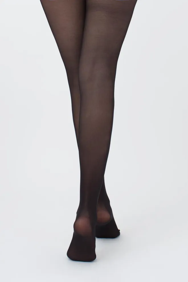 Класичні колготки з підтримуючими шортиками Perfect body 40 den xxl Giulia (nero), чорний