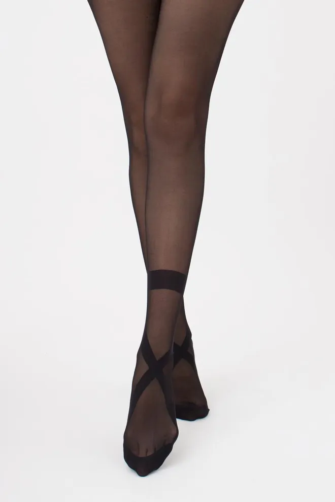 Колготки с имитацией пуантов Pointe 40 den model 1 Giulia (nero)