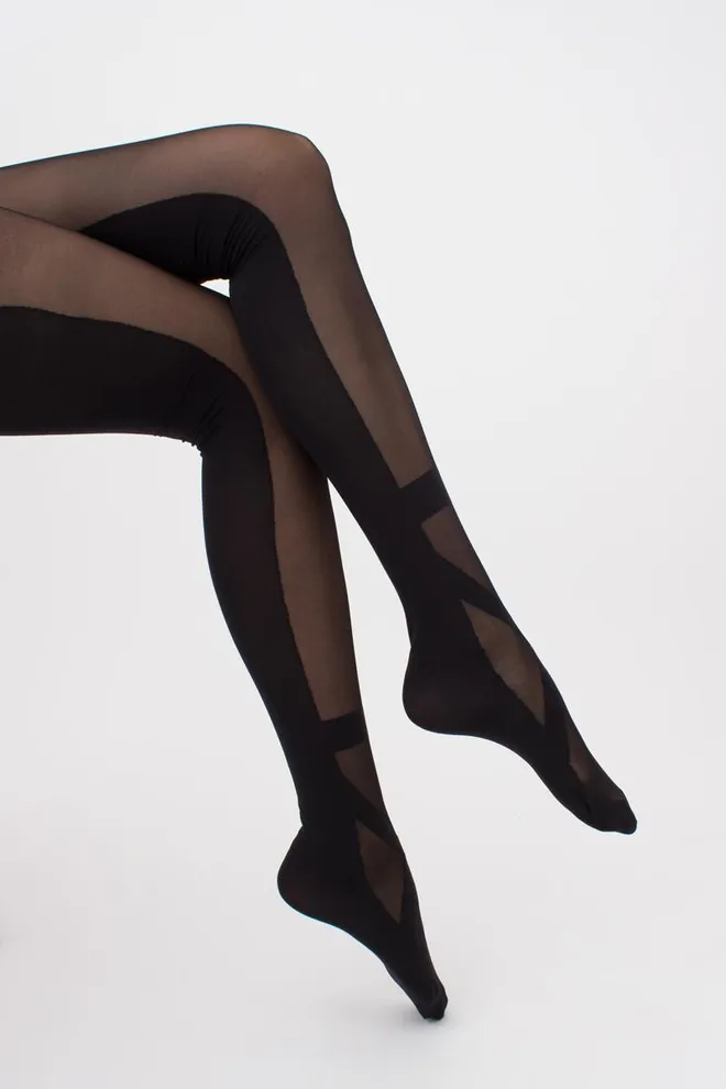 Колготки с имитацией пуантов Pointe 40 den model 1 Giulia (nero)