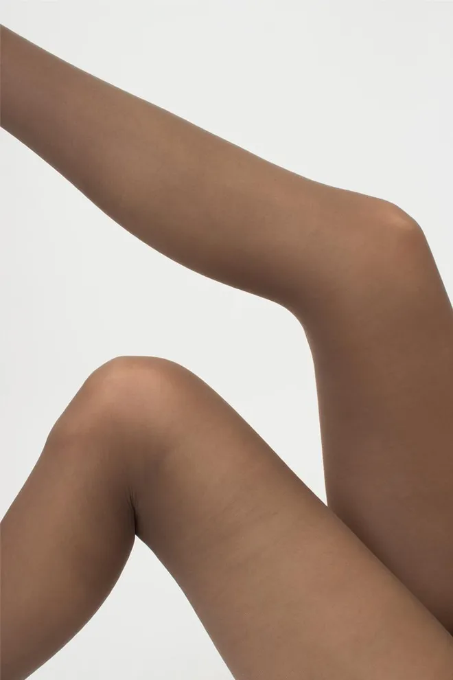 Классические колготки больших размеров Positive fit 40 den Giulia (tabaco), коричневый
