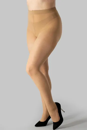 Классические колготки с поддерживающими шортиками Positive Style 20 den Giulia (caramel)