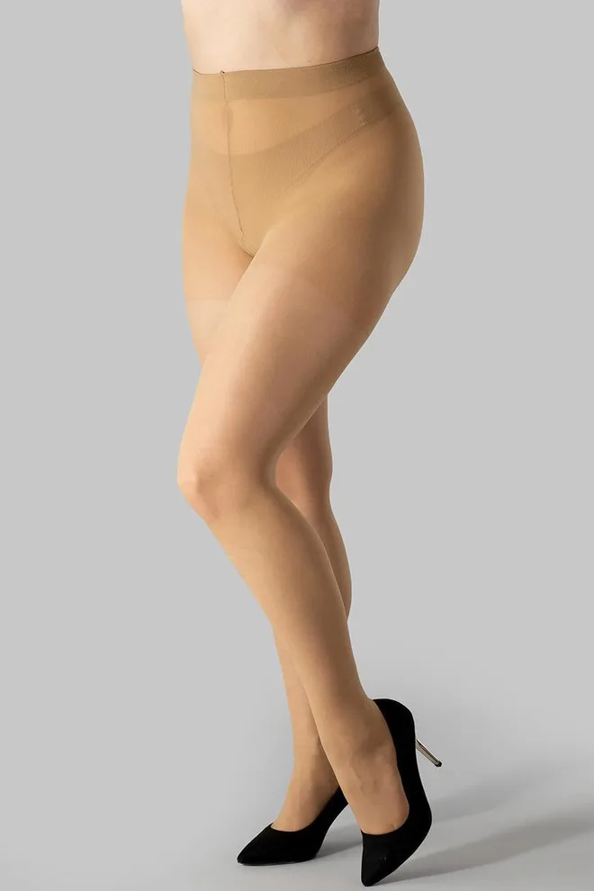 Классические колготки с поддерживающими шортиками Positive Style 20 den Giulia (caramel)