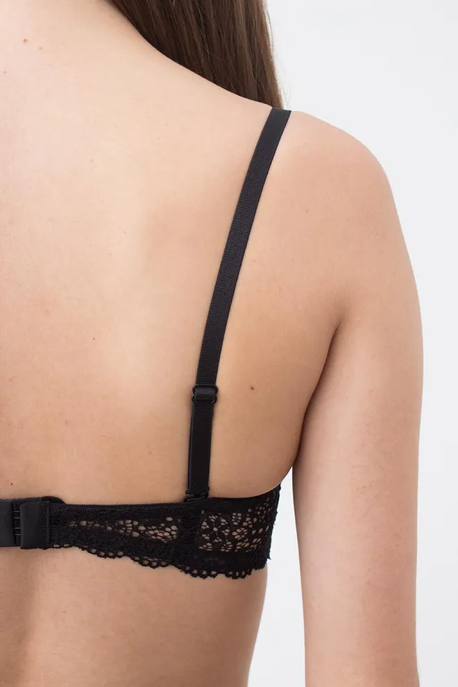 Бюстгальтер балконет Paola 1113/21 Giulia (black), черный