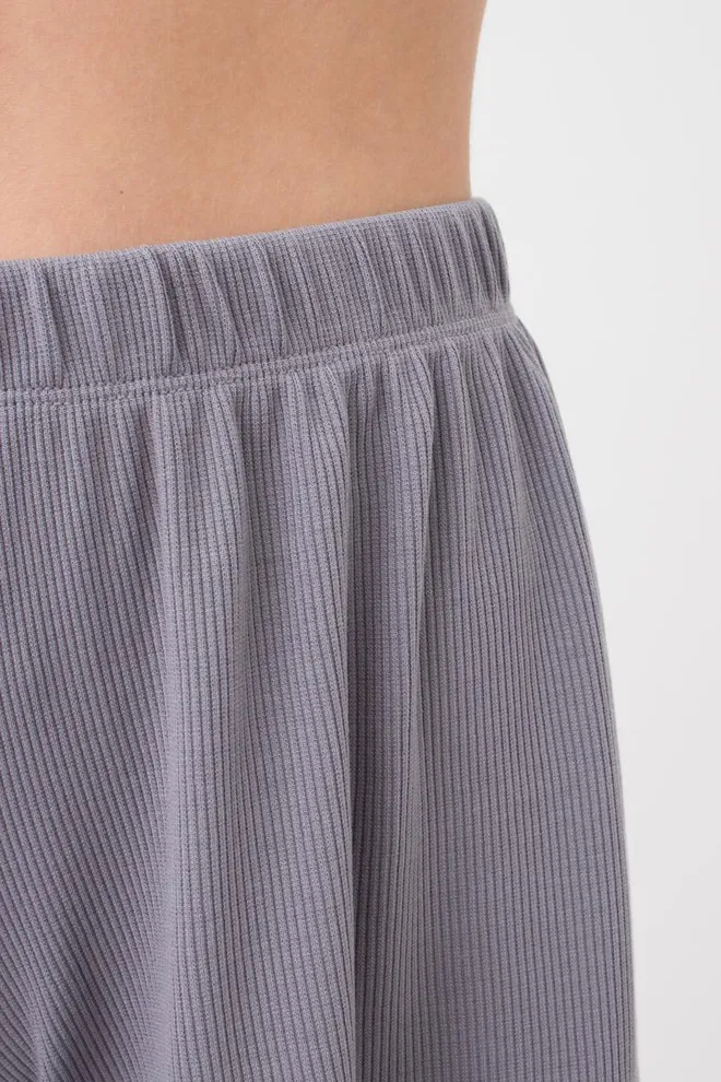 Шорты женские в рубчик RIB 4209/010 Giulia (grey), серый