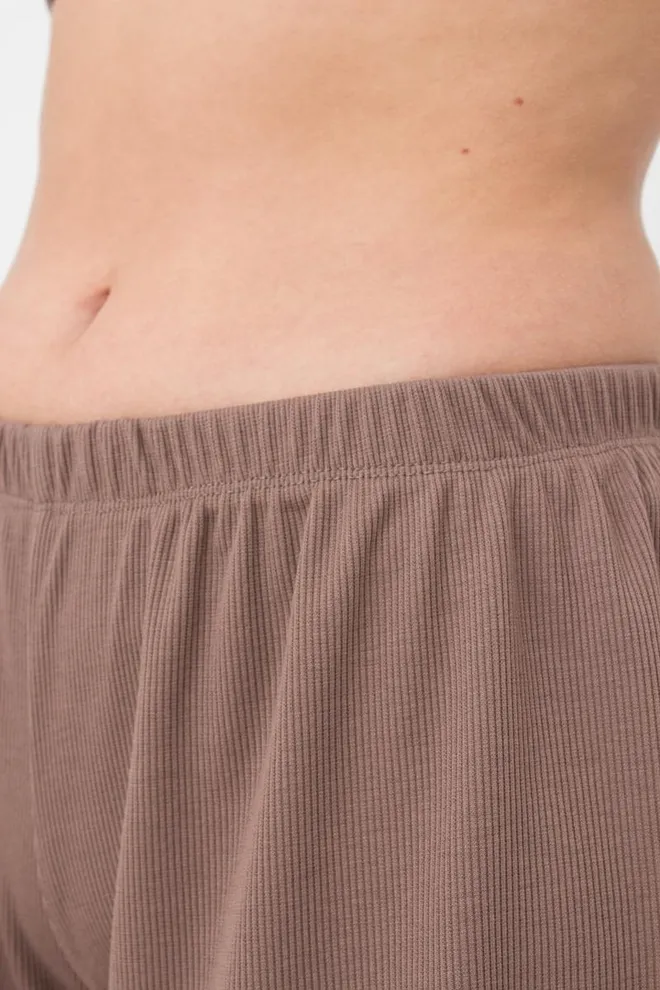 Шорты женские в рубчик RIB 4209/010 Giulia (beige), бежевый