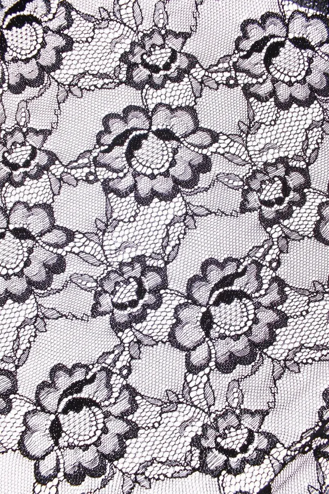 Пижама женская ажурная Rosa 6018/051 Giulia (black)