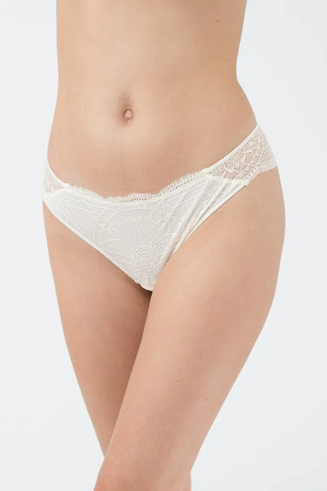 Женские трусы бразилиана кружевные Riccarda 2204/31 Giulia (vanila custard)