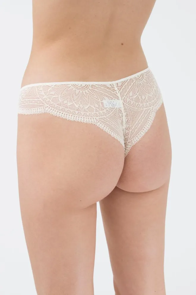 Женские трусы бразилиана кружевные Riccarda 2204/31 Giulia (vanila custard)