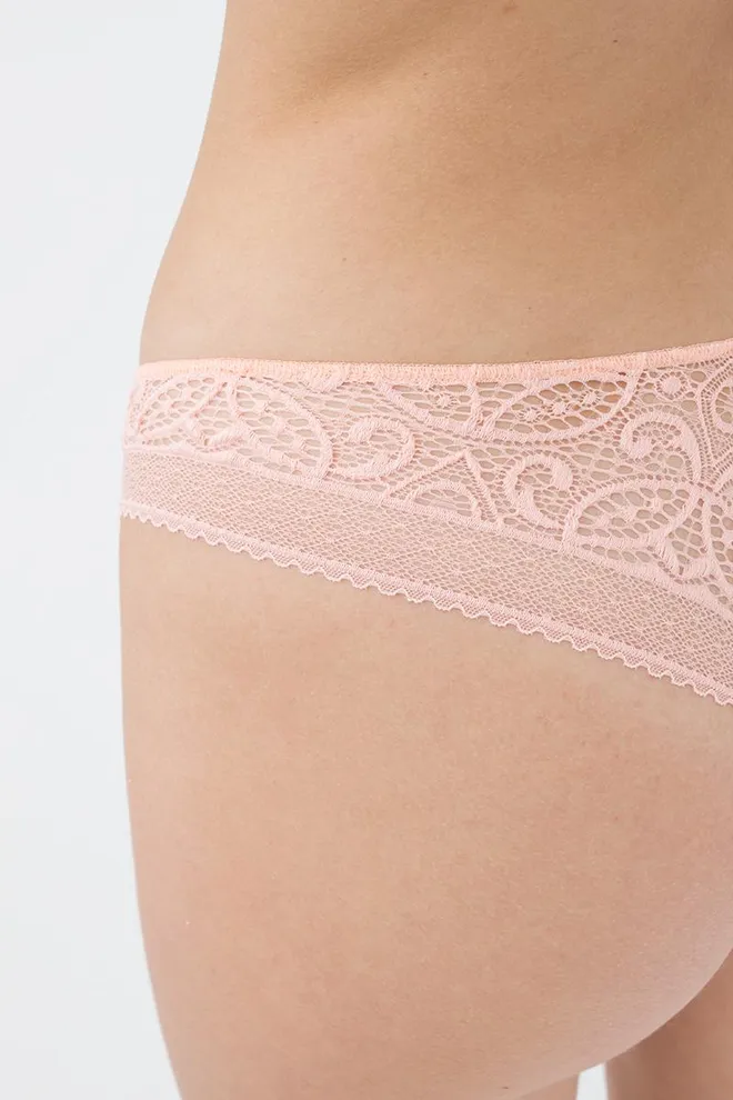 Женские трусы бразилиана кружевные Riccarda 2204/31 Giulia (tropical peach)