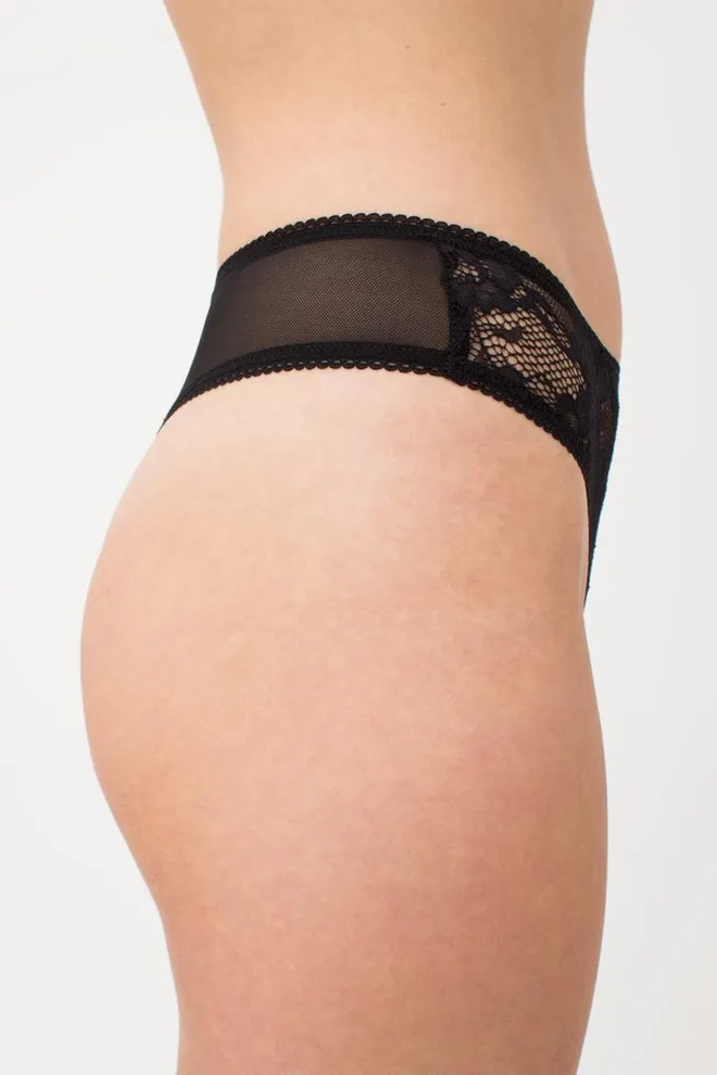 Женские трусы стринг Rosa 2102/32 Giulia (black)