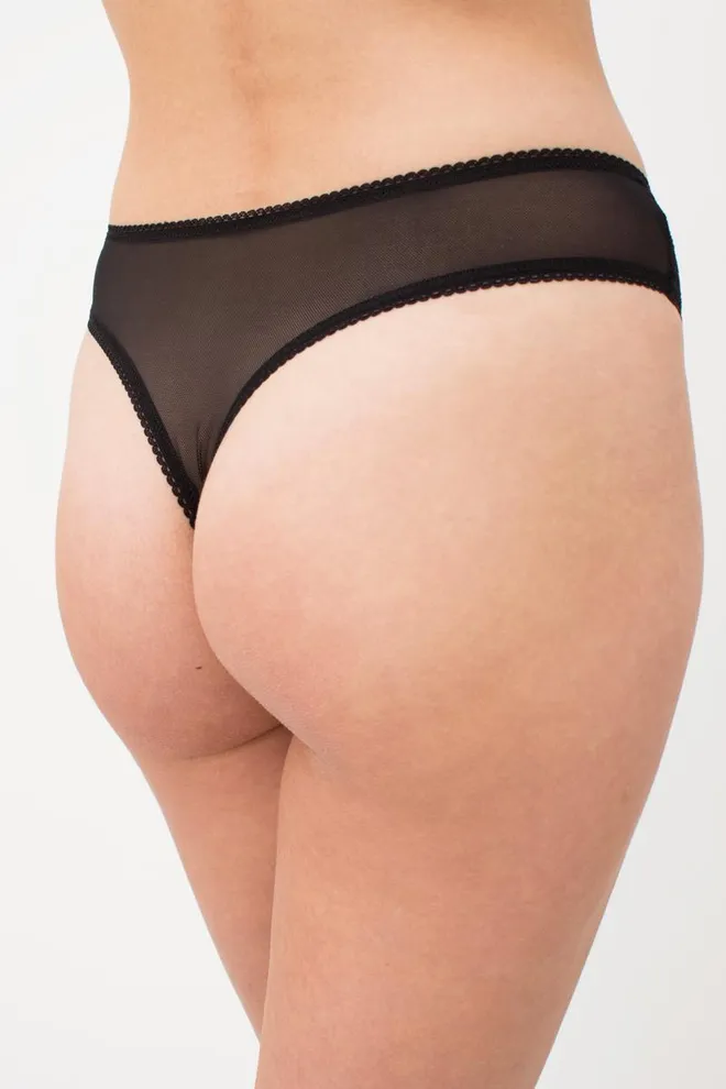 Женские трусы стринг Rosa 2102/32 Giulia (black)