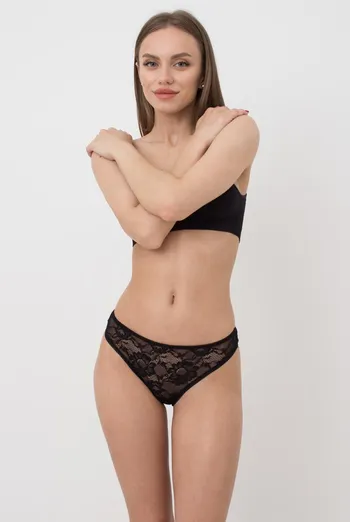 Кружевные трусики стринги Rosa 2102/35 Giulia (black) Кружевные трусики стринги Rosa 2102/35 Giulia (black)