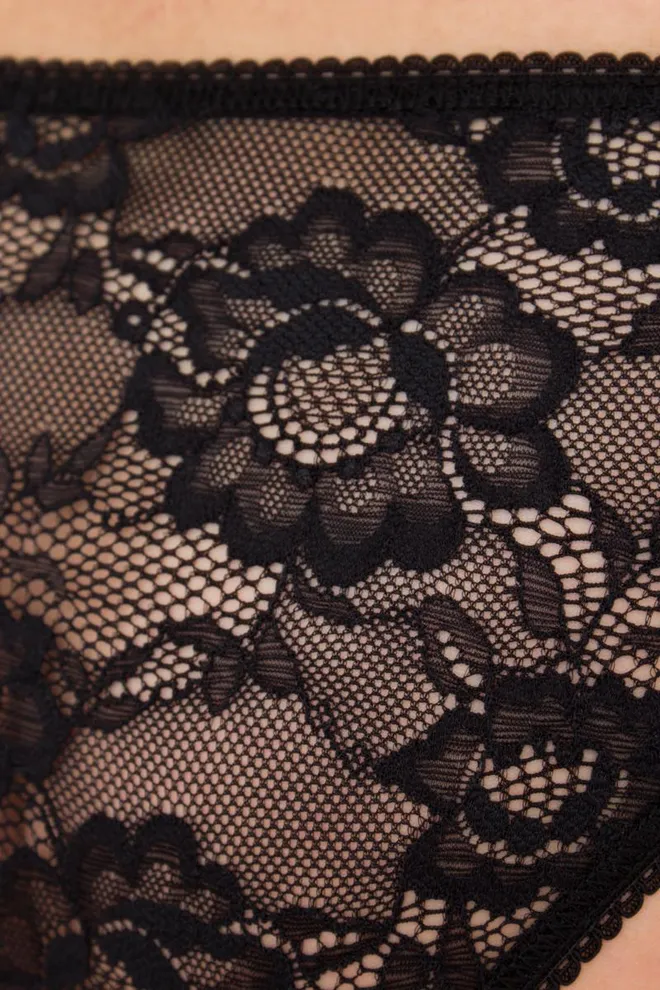 Кружевные трусики слип Rosa 2301/30 Giulia (black)