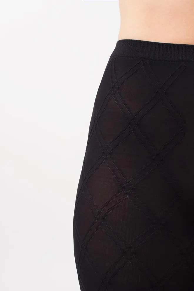 Колготки теплые с узором Salient 100 den model 2 Giulia (nero)