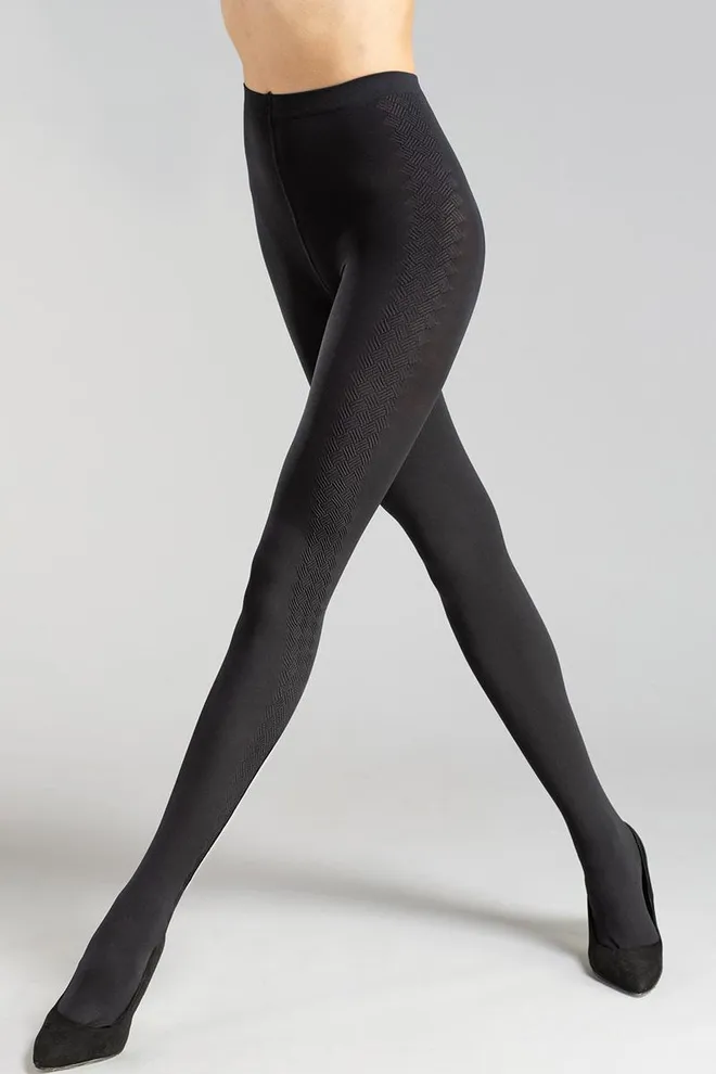 Колготки с узором Salient 100 den model 3 Giulia (nero)