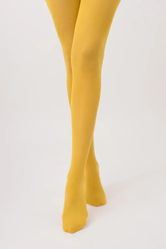 Колготки цветные Samba 40 den Giulia (yellow moon)