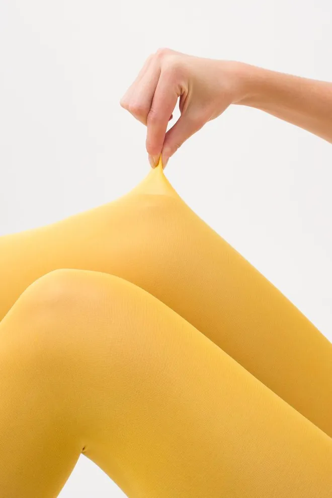 Колготки цветные Samba 40 den Giulia (yellow moon)