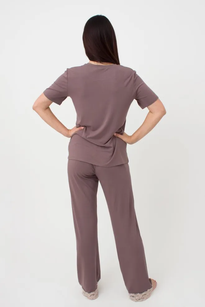 Пижама женская со штанами Sand Storm 5119/031 Giulia (cappuccino)