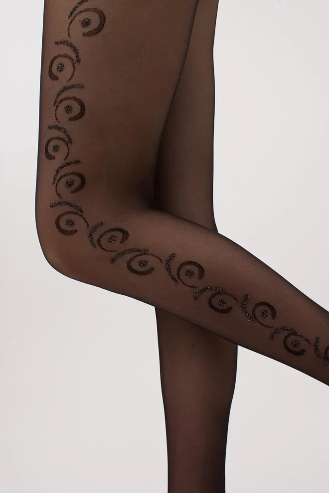 Колготки с рисунком Santina 20 den model 10 Giulia (nero)