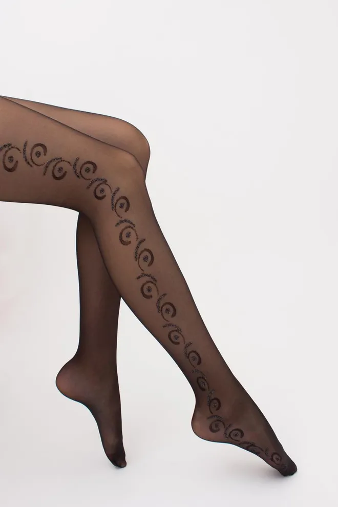 Колготки с рисунком Santina 20 den model 10 Giulia (nero)