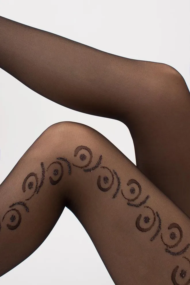 Колготки с рисунком Santina 20 den model 10 Giulia (nero)