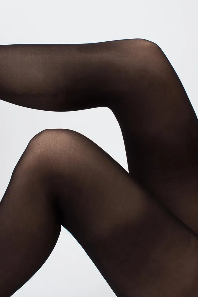 Колготки с рисунком Sapphire 40 den Giulia (nero/salsa)