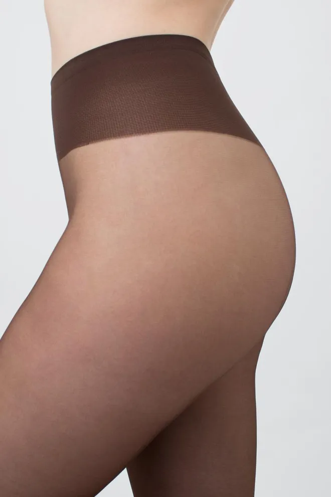 Классические колготки с заниженной талией Sensi VB 20 den Giulia (cappuccino), коричневый