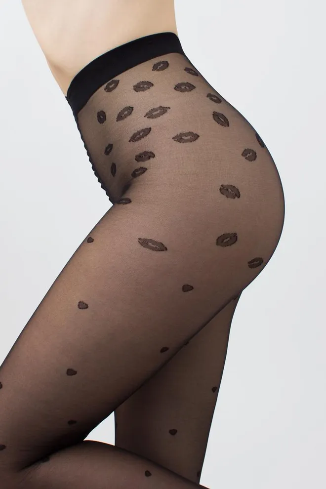Колготки с принтом Sensual 20 den model 2 Giulia (nero)