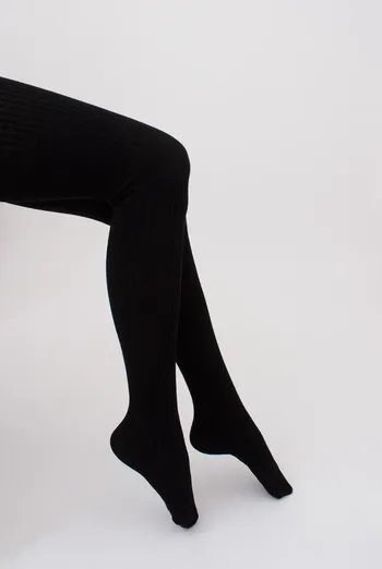 Колготки теплые с узором Shell 150 den model 1 Giulia (black)