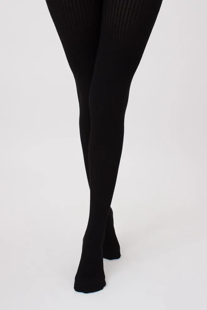 Колготки теплые с узором Shell 150 den model 1 Giulia (black)