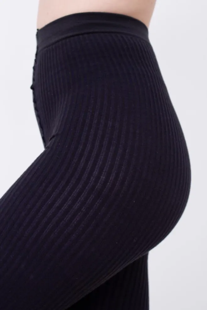 Колготки теплые с узором Shell 150 den model 1 Giulia (pirate black)