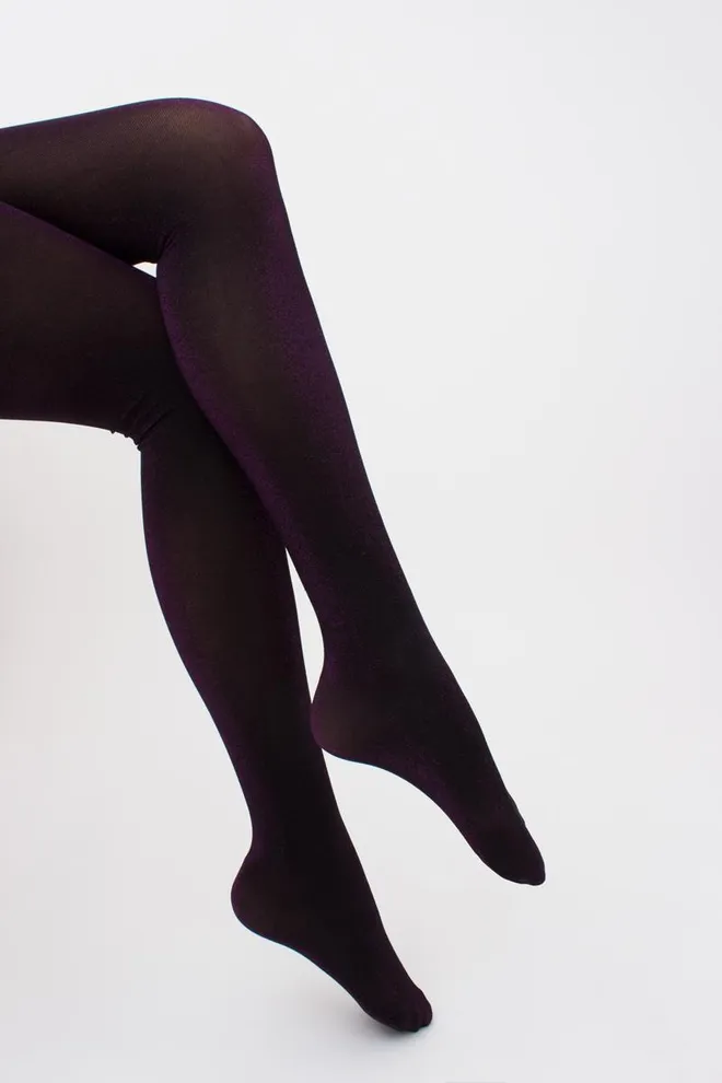 Колготки блестящие с люрексом Shiny 60 den model 1 Giulia (shiny pink metallic), черный