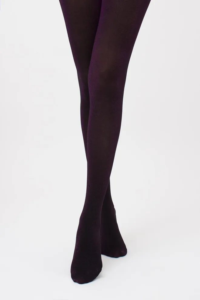 Колготки блестящие с люрексом Shiny 60 den model 1 Giulia (shiny pink metallic), черный