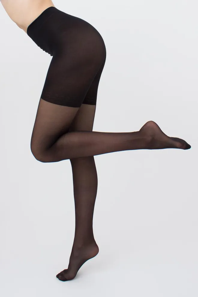 Классические корректирующие колготки Slim 20 den Giulia (nero), черный