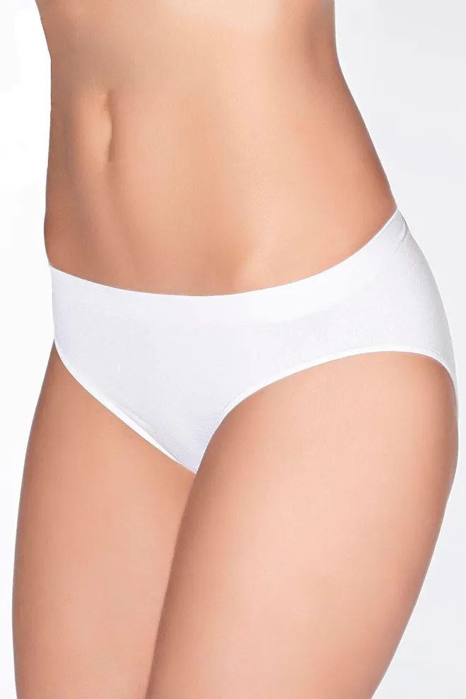 Бесшовные женские трусы слип Slip basic Giulia (bianco)