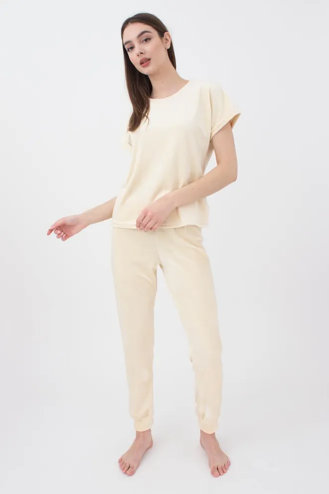 Штаны женские теплые SOFT WINTER 4308/080 Giulia (vanilla), желтый