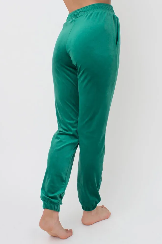 Штаны женские теплые SOFT WINTER 4312/080 Giulia (emerald), зеленый