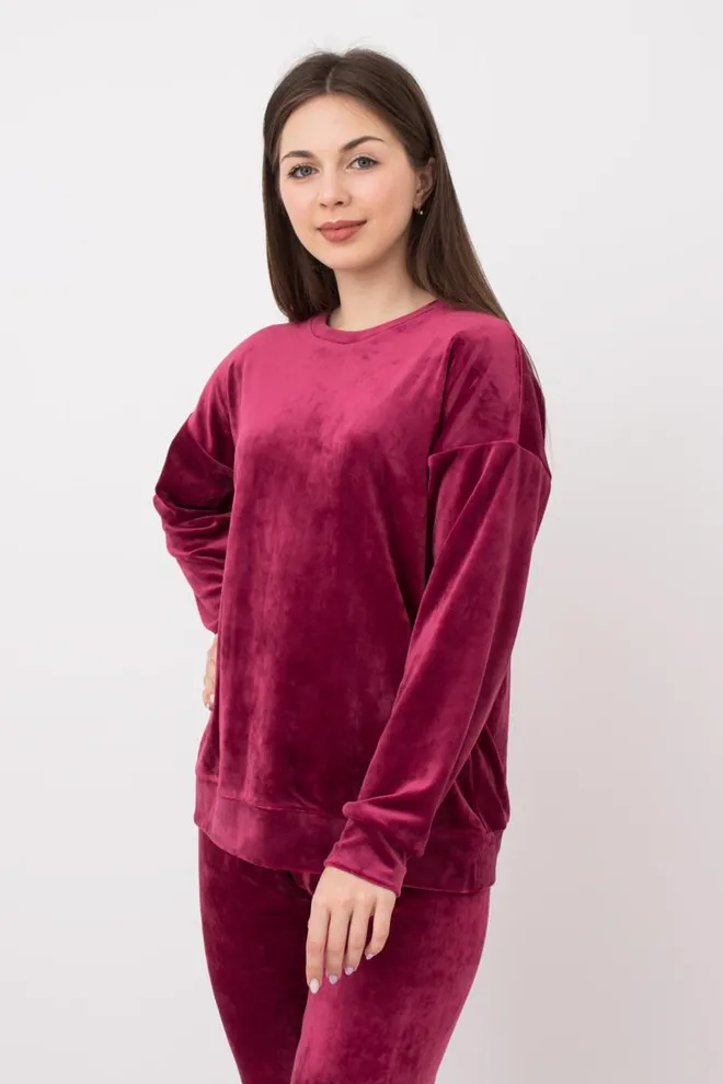 Свитшот женский SOFT WINTER 4405/080 Giulia (burgundi), бордовый