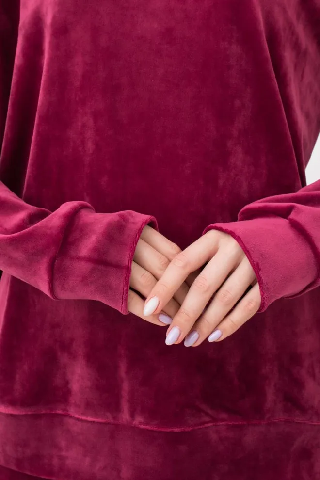 Свитшот женский SOFT WINTER 4405/080 Giulia (burgundi), бордовый