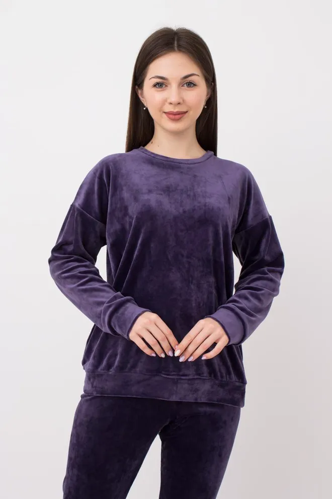 Свитшот женский SOFT WINTER 4405/080 Giulia (eggplant), фиолетовый
