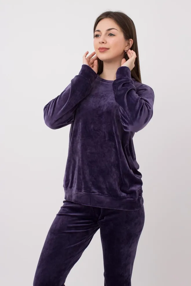 Свитшот женский SOFT WINTER 4405/080 Giulia (eggplant), фиолетовый