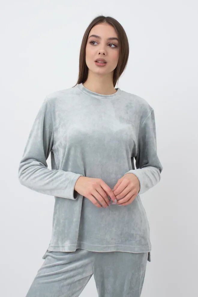 Свитшот женский Soft winter 4406/080 Giulia (grey)